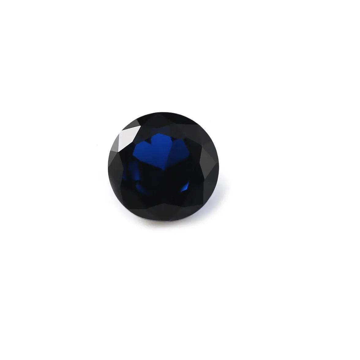 Dark Blue Sapphire #35 (Lab Grown) - ROUND